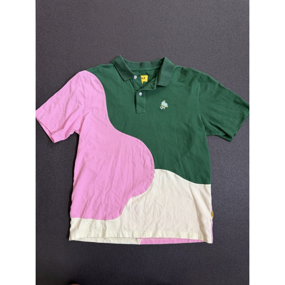 Golf Wang Multicolor Polo XL Men's Short Sleeve